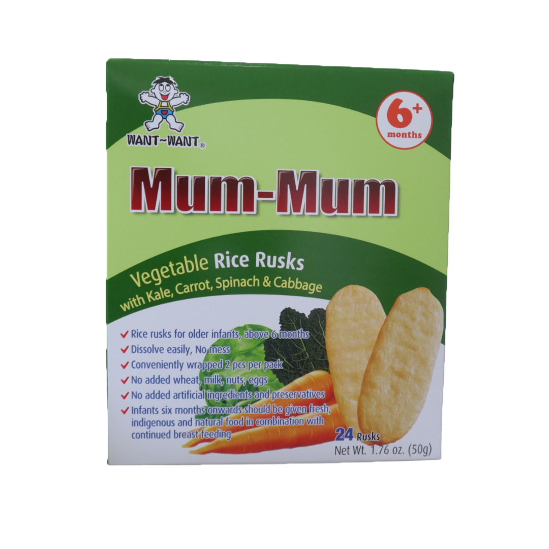 Baby Mum-Mum - All Natural Rice Biscuits for Kids - American Brand