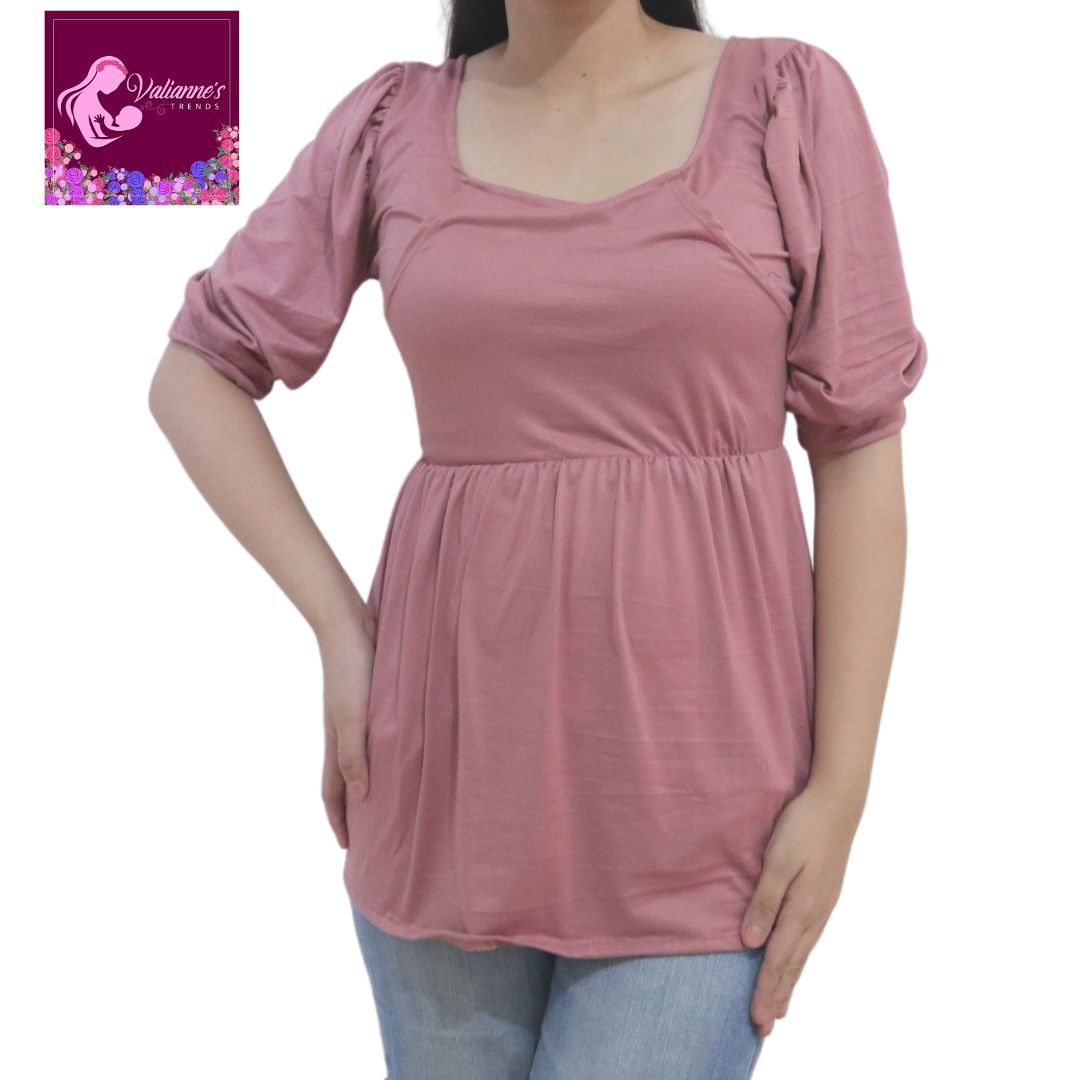 Valianne's Trends Jenna Maternity/Nursing Top/Blouse
